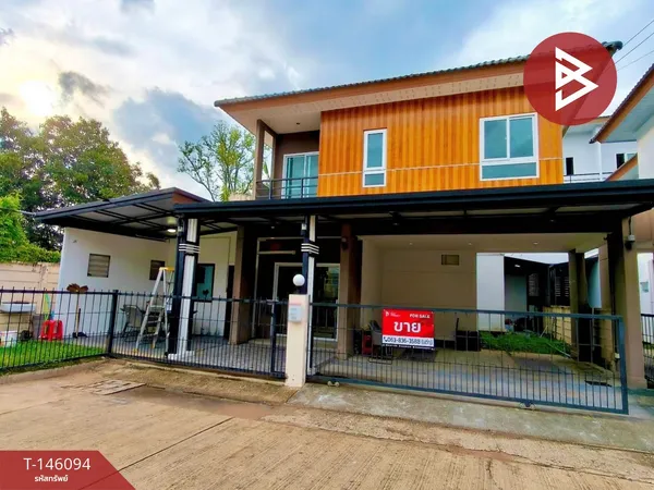 ขายบ้านแฝด เนื้อที่ 51.7 ตารางวา หมู่บ้านพฤกภิรมย์ ศาลากลาง (Prukpirom Salaklang) มหาสารคาม