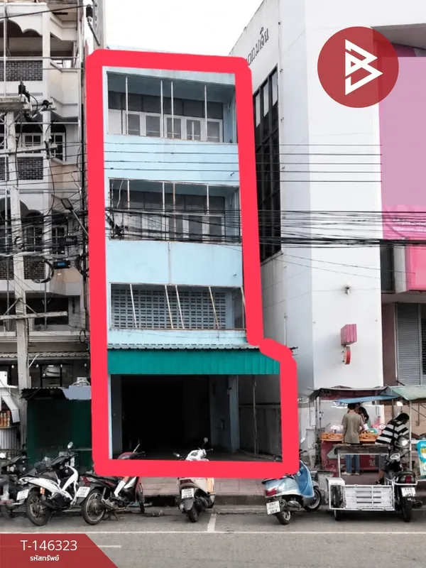 ขายอาคารพาณิชย์ 3 ชั้นครึ่ง เนื้อที่ 30 ตร.วา ท่าม่วง กาญจนบุรี